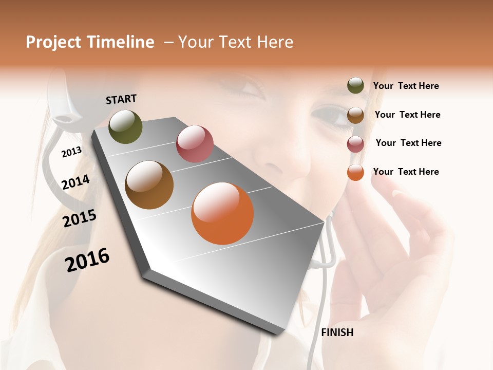 Helpline Center Telephony PowerPoint Template