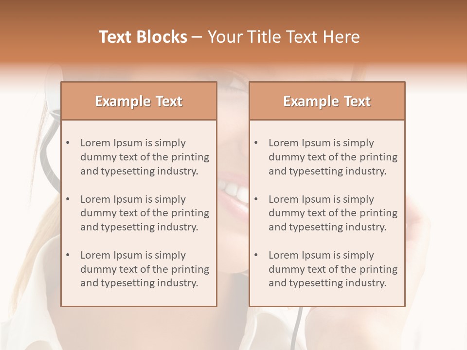 Helpline Center Telephony PowerPoint Template