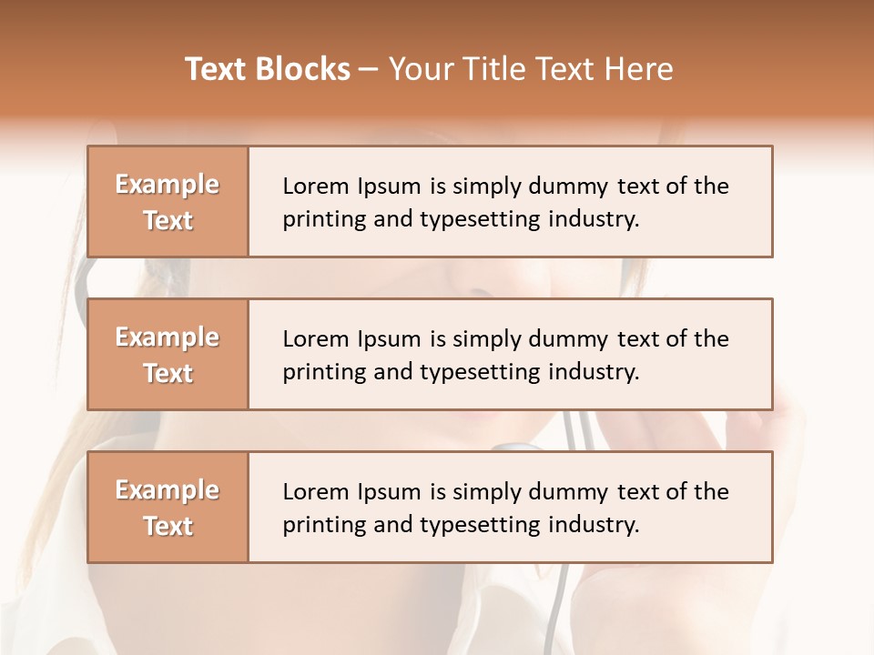 Helpline Center Telephony PowerPoint Template