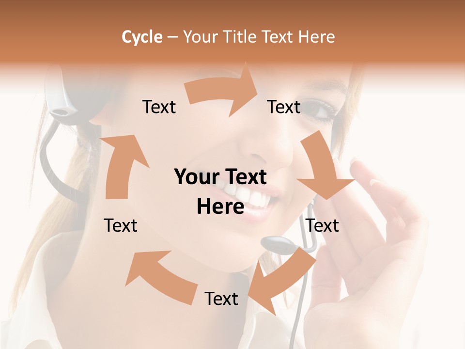 Helpline Center Telephony PowerPoint Template
