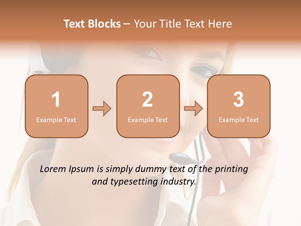 Helpline Center Telephony PowerPoint Template