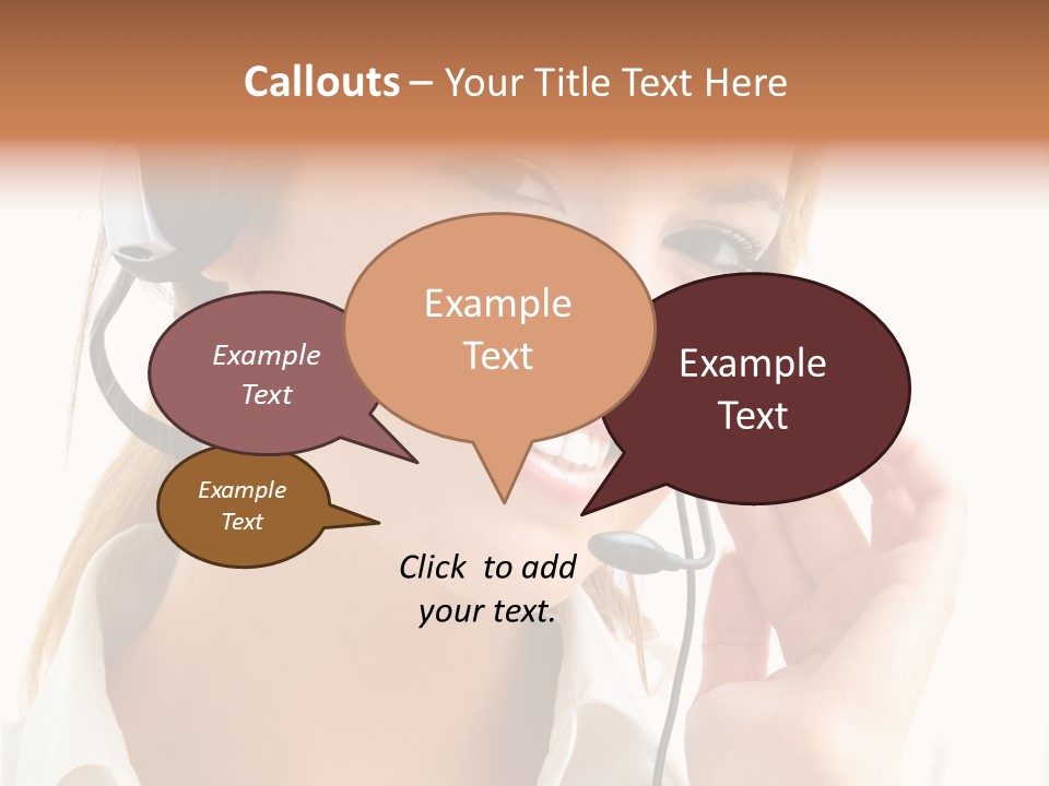 Helpline Center Telephony PowerPoint Template
