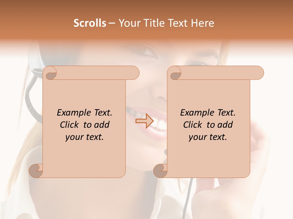 Helpline Center Telephony PowerPoint Template