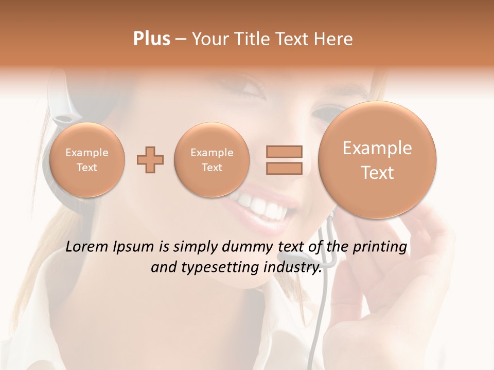 Helpline Center Telephony PowerPoint Template