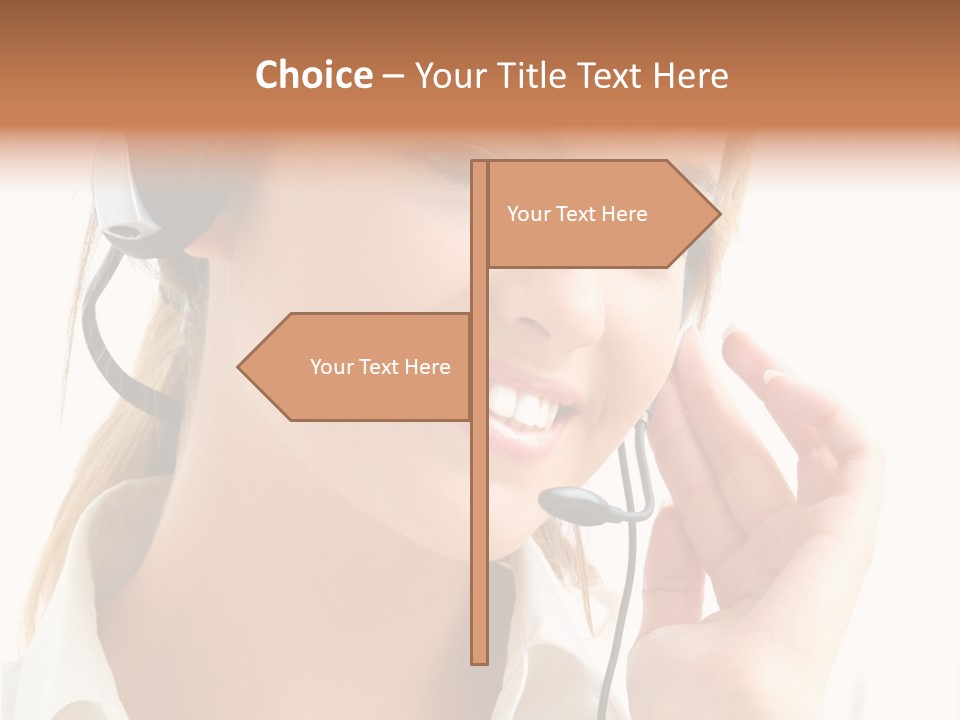 Helpline Center Telephony PowerPoint Template