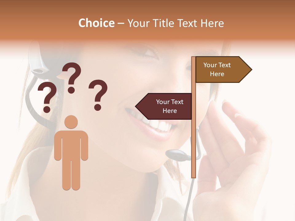 Helpline Center Telephony PowerPoint Template