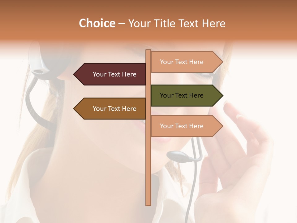 Helpline Center Telephony PowerPoint Template