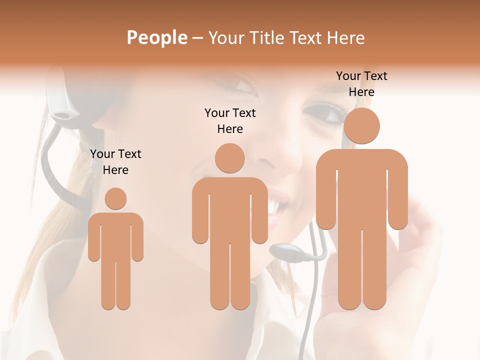 Helpline Center Telephony PowerPoint Template