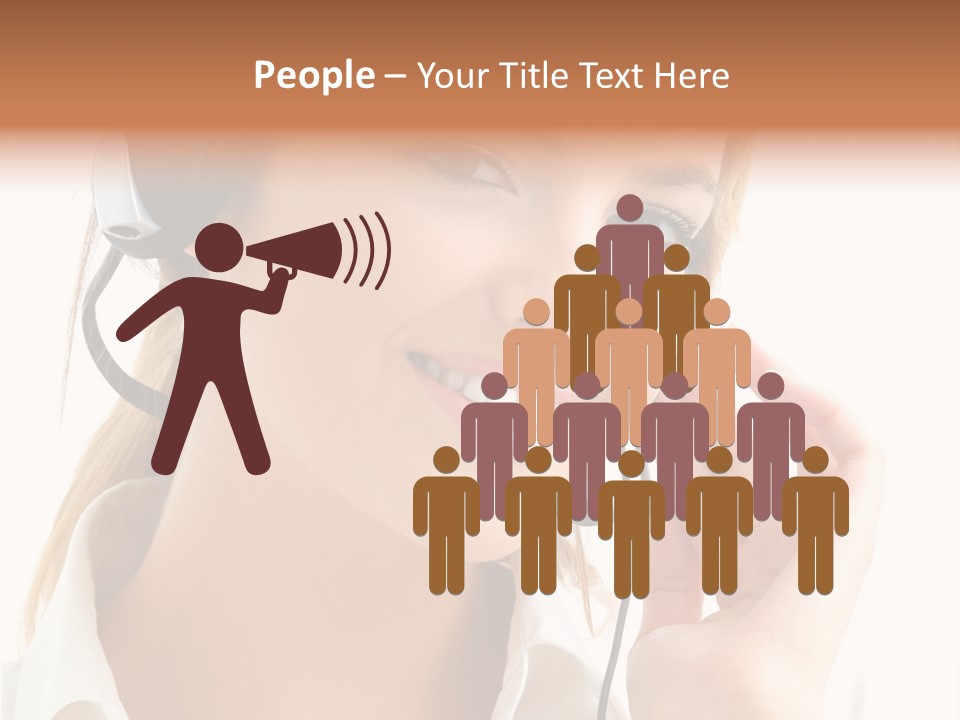 Helpline Center Telephony PowerPoint Template