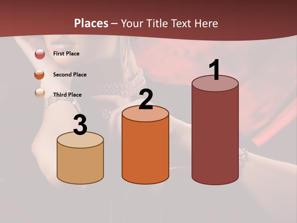 Girls Earring Beauty PowerPoint Template