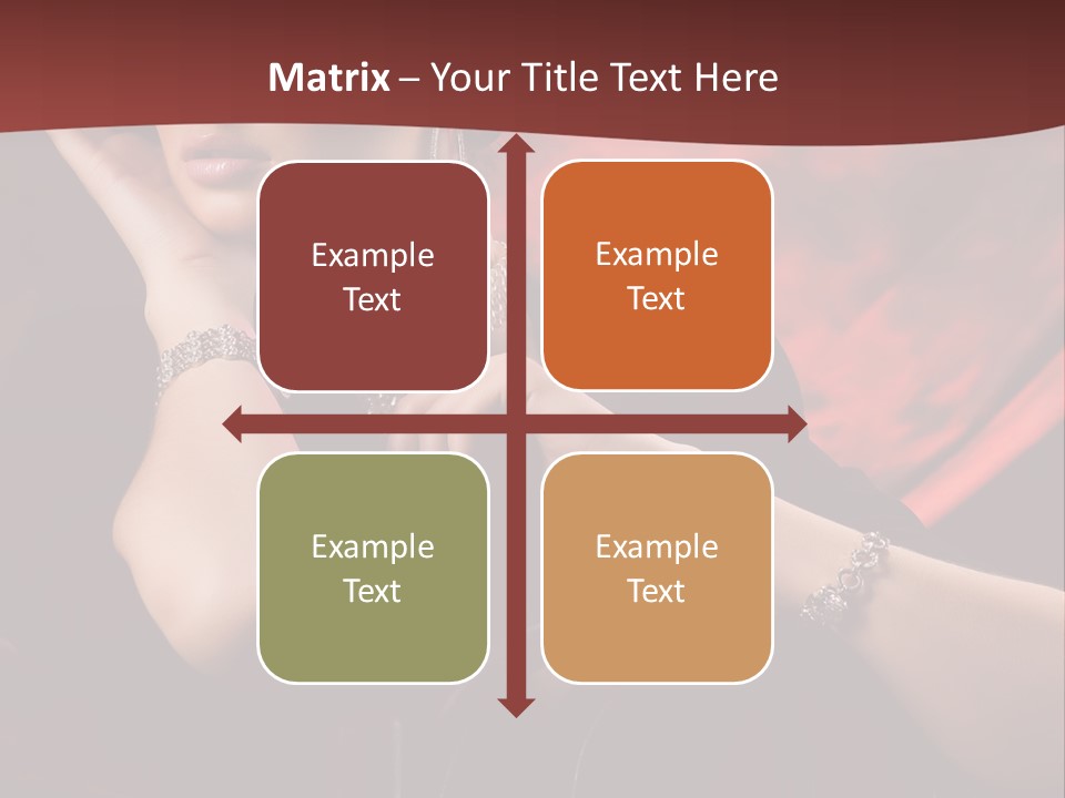 Girls Earring Beauty PowerPoint Template