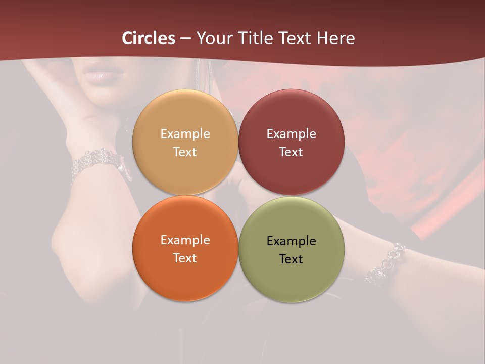 Girls Earring Beauty PowerPoint Template