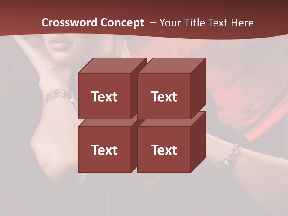 Girls Earring Beauty PowerPoint Template