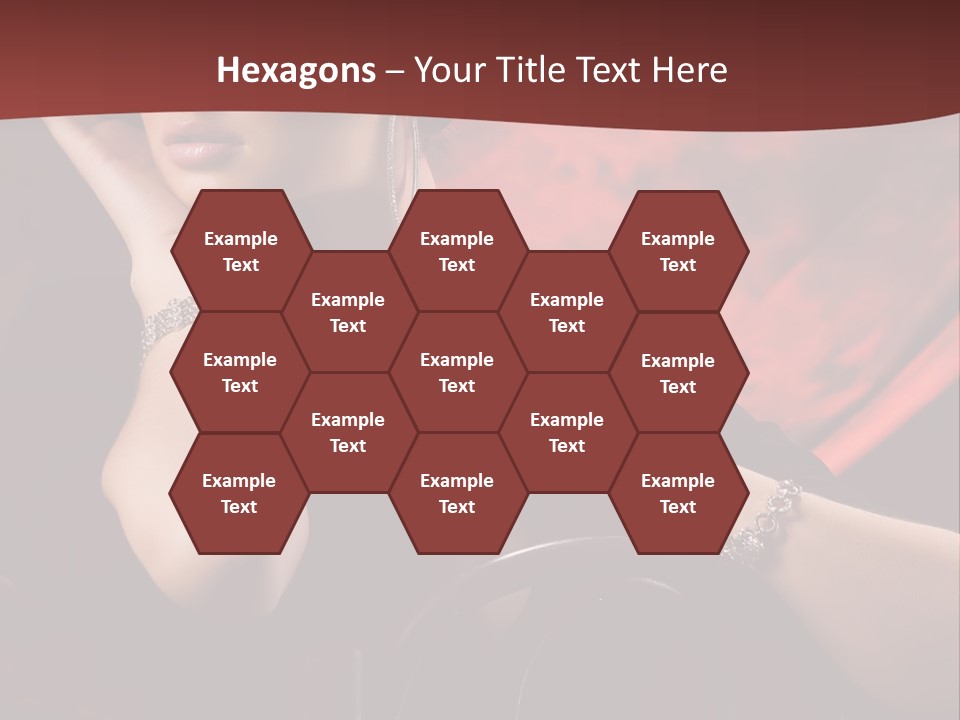 Girls Earring Beauty PowerPoint Template