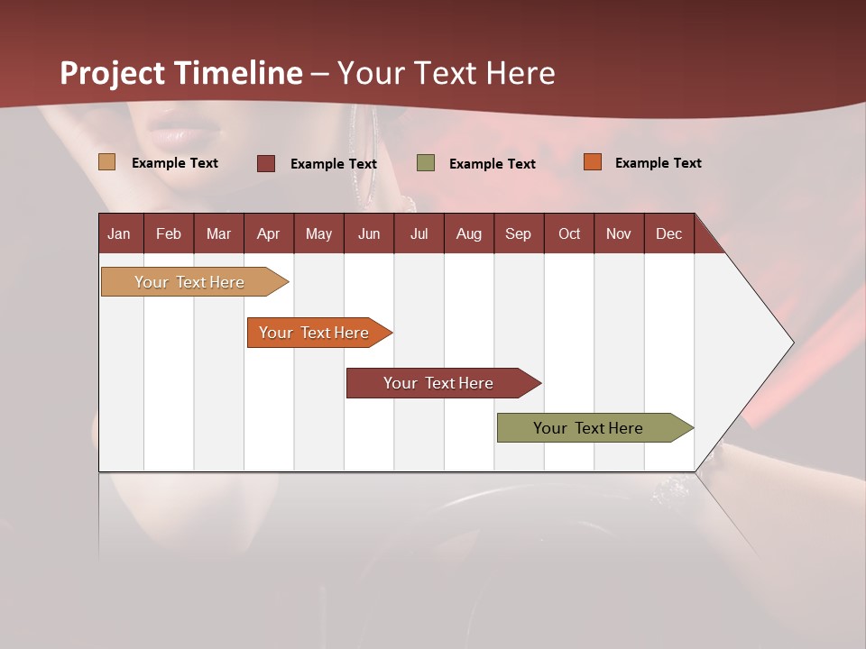 Girls Earring Beauty PowerPoint Template