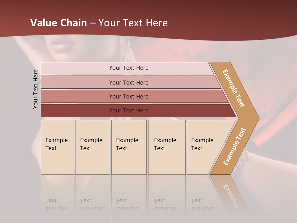 Girls Earring Beauty PowerPoint Template