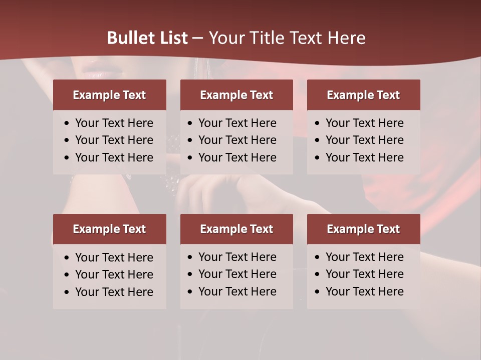 Girls Earring Beauty PowerPoint Template