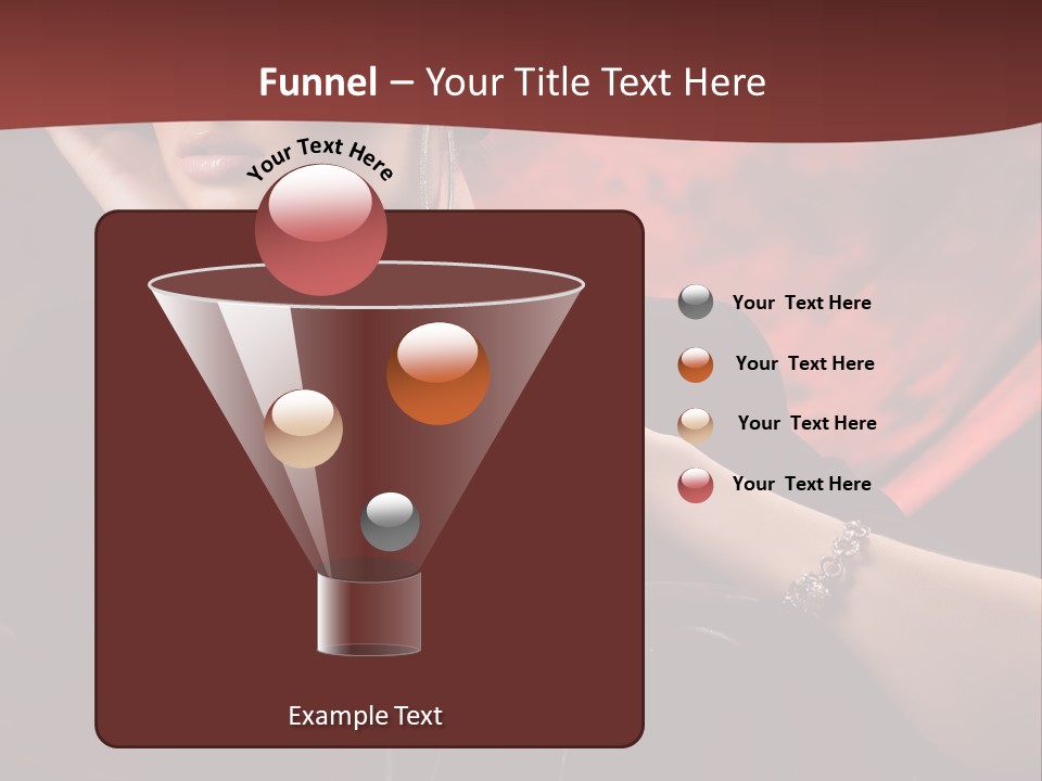 Girls Earring Beauty PowerPoint Template