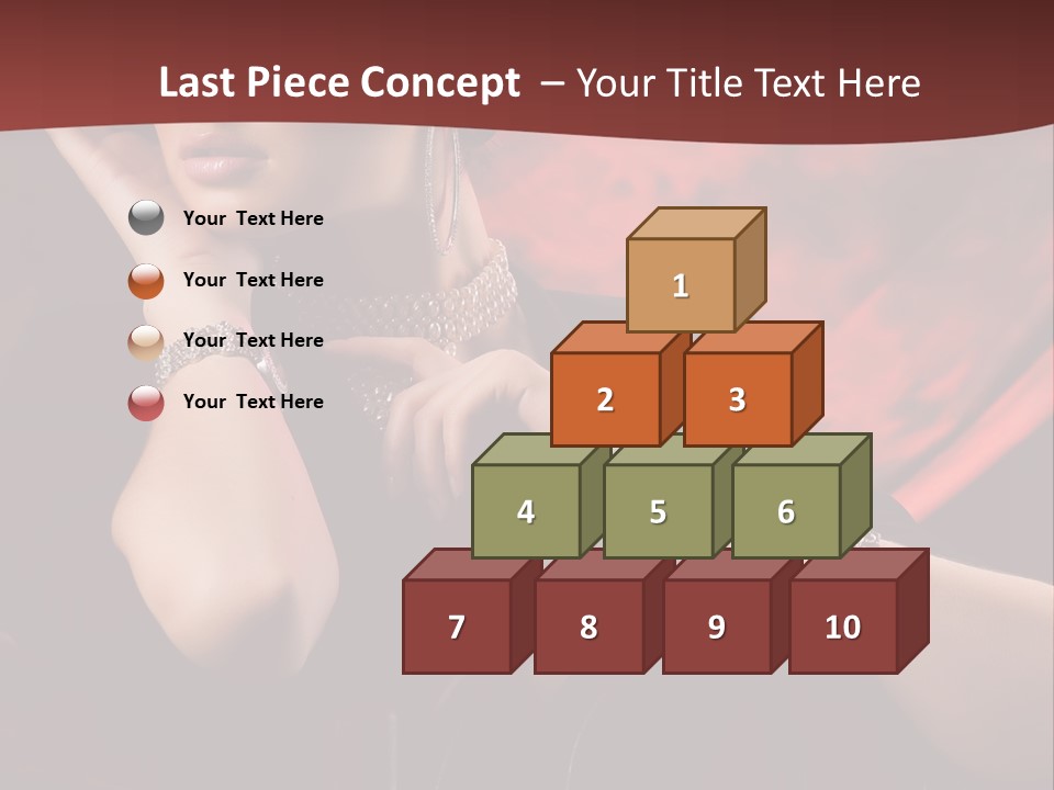 Girls Earring Beauty PowerPoint Template