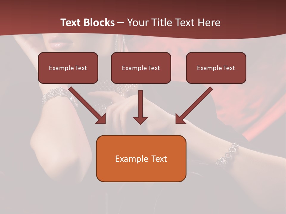 Girls Earring Beauty PowerPoint Template