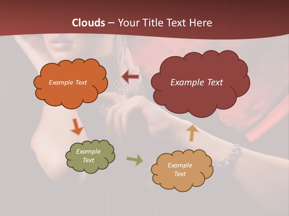 Girls Earring Beauty PowerPoint Template