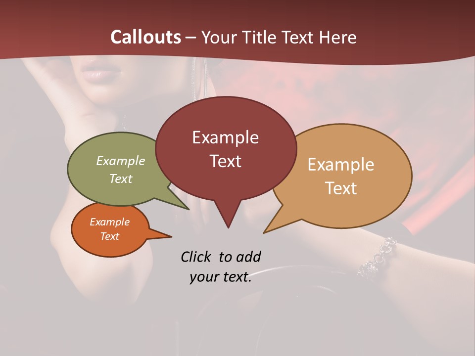 Girls Earring Beauty PowerPoint Template