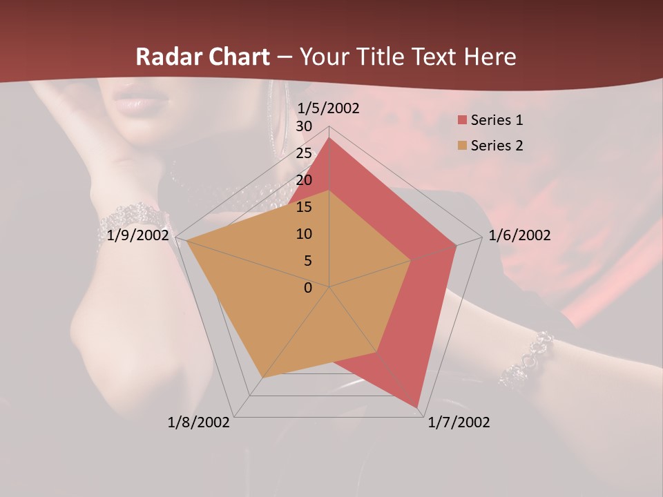 Girls Earring Beauty PowerPoint Template