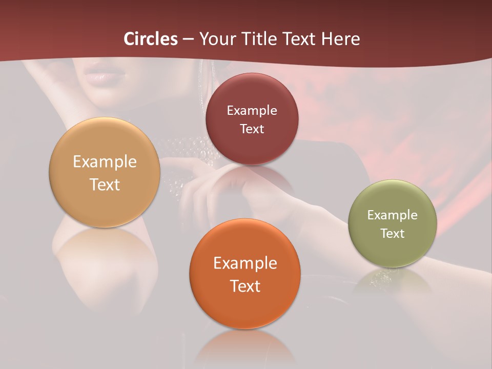 Girls Earring Beauty PowerPoint Template