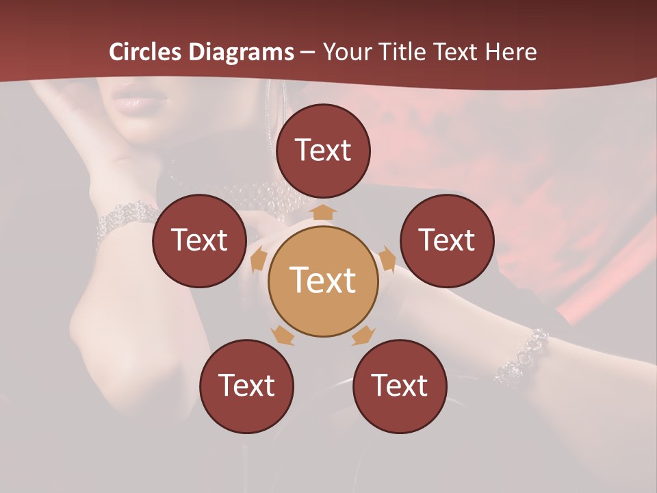 Girls Earring Beauty PowerPoint Template