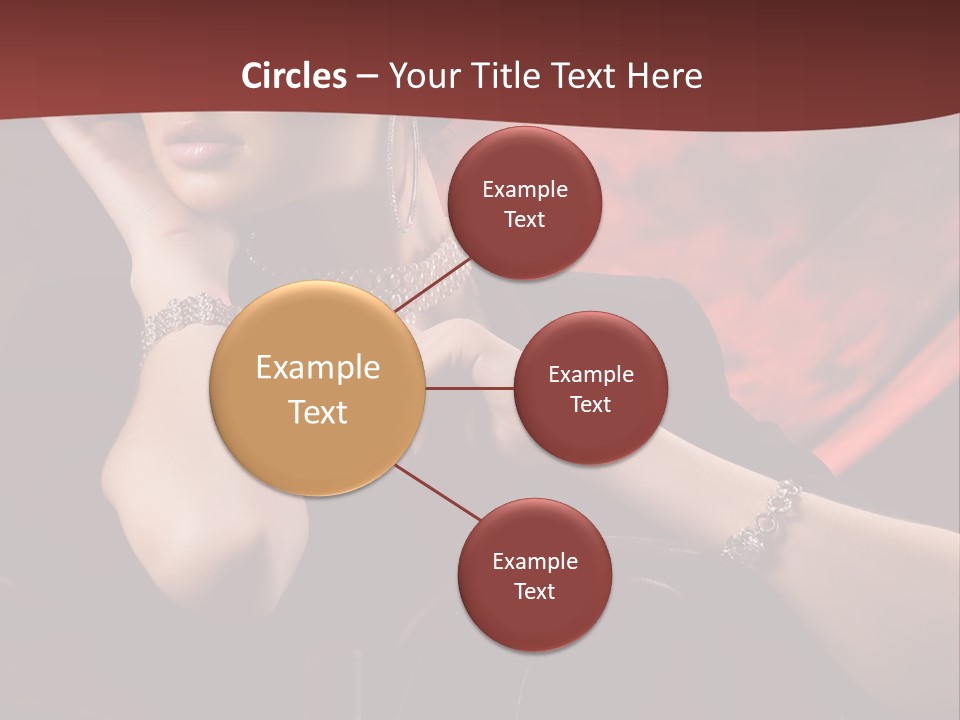 Girls Earring Beauty PowerPoint Template