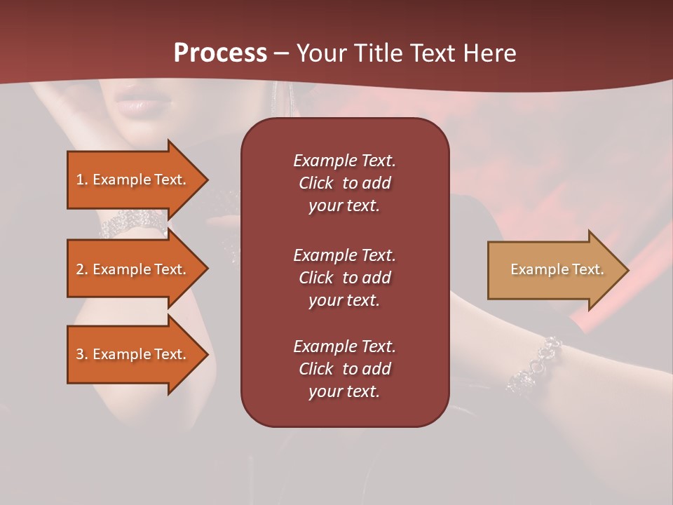 Girls Earring Beauty PowerPoint Template
