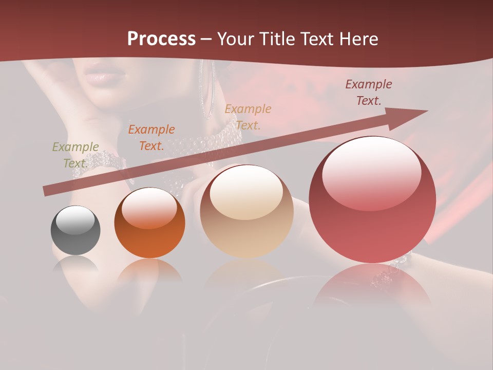 Girls Earring Beauty PowerPoint Template