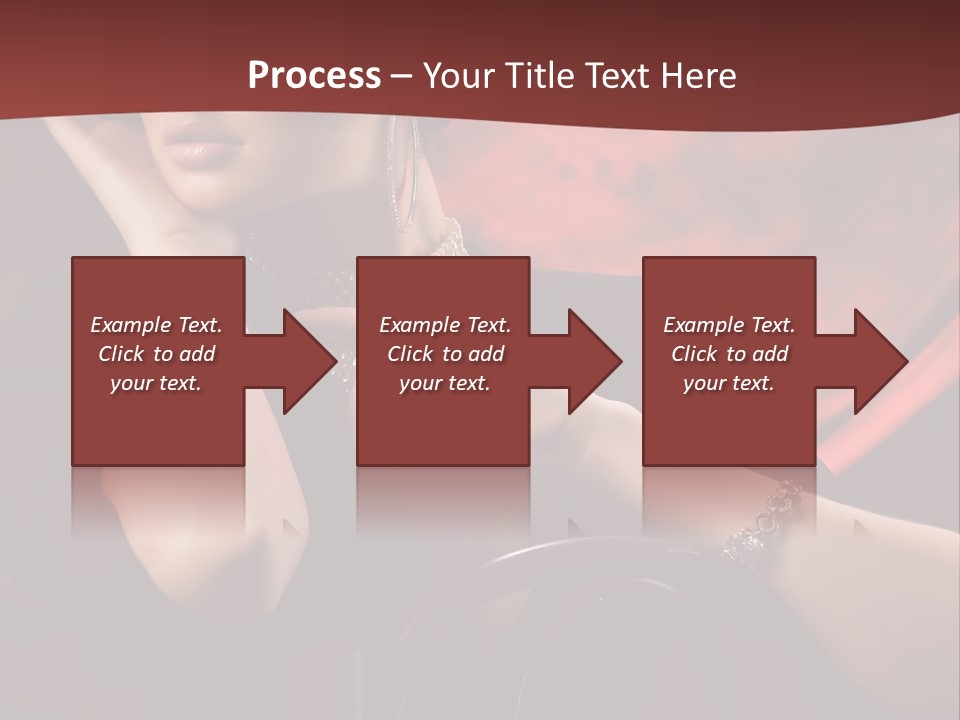 Girls Earring Beauty PowerPoint Template