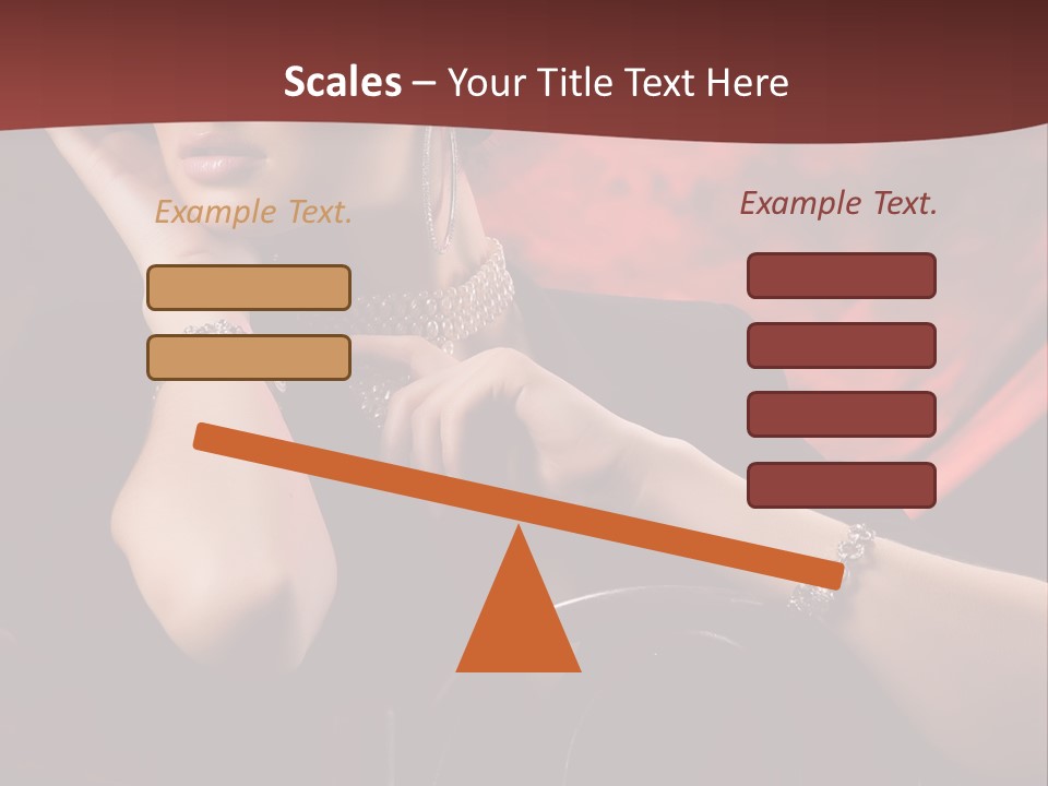Girls Earring Beauty PowerPoint Template
