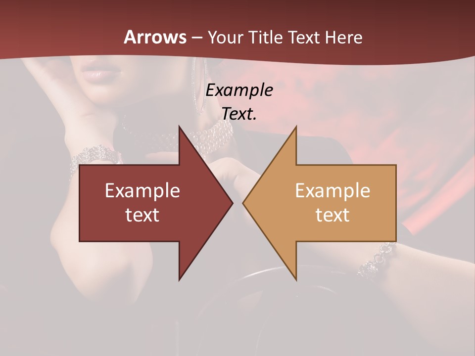 Girls Earring Beauty PowerPoint Template