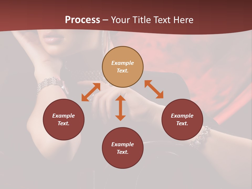 Girls Earring Beauty PowerPoint Template