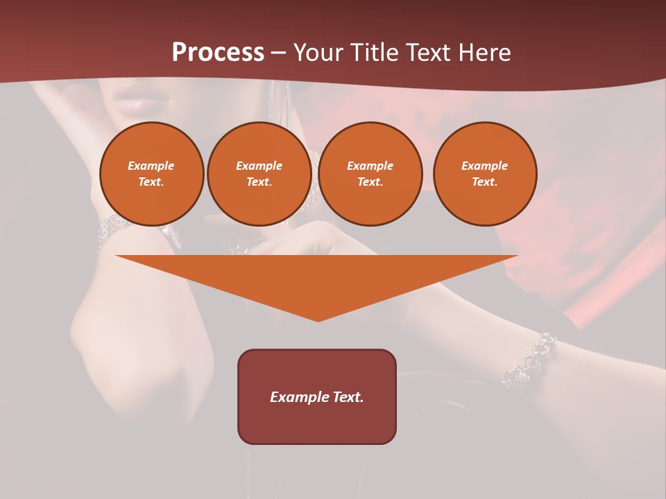 Girls Earring Beauty PowerPoint Template