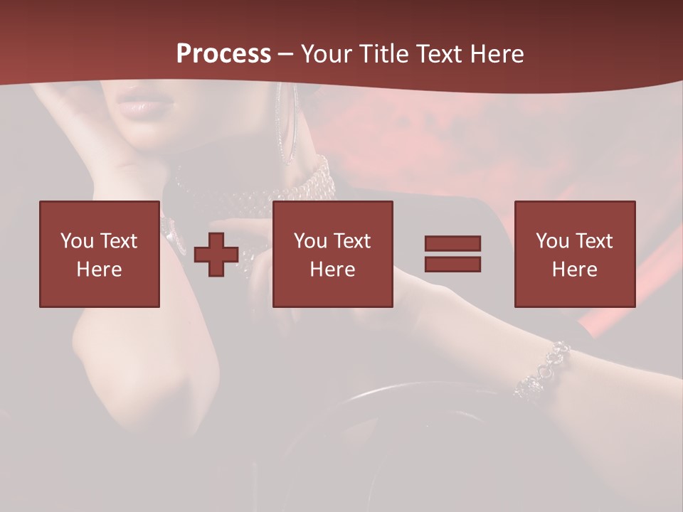 Girls Earring Beauty PowerPoint Template