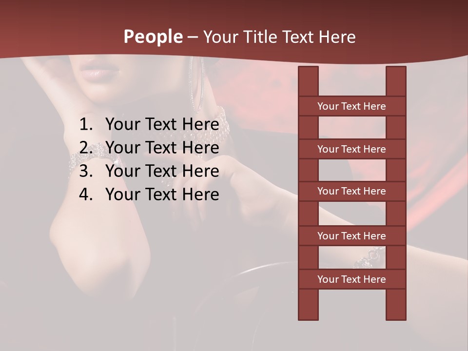 Girls Earring Beauty PowerPoint Template