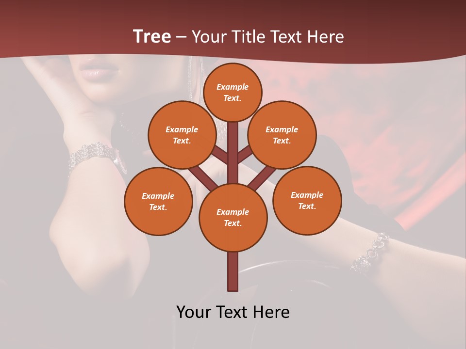 Girls Earring Beauty PowerPoint Template