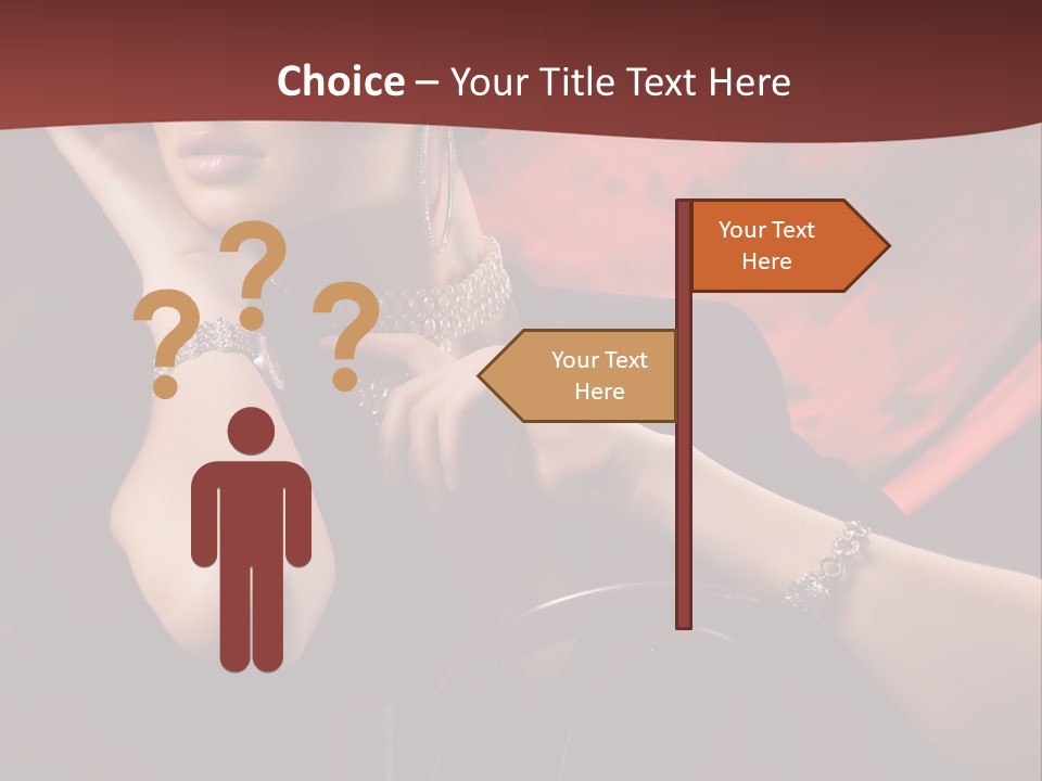 Girls Earring Beauty PowerPoint Template