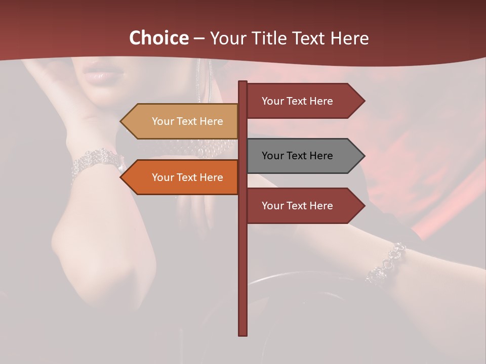 Girls Earring Beauty PowerPoint Template