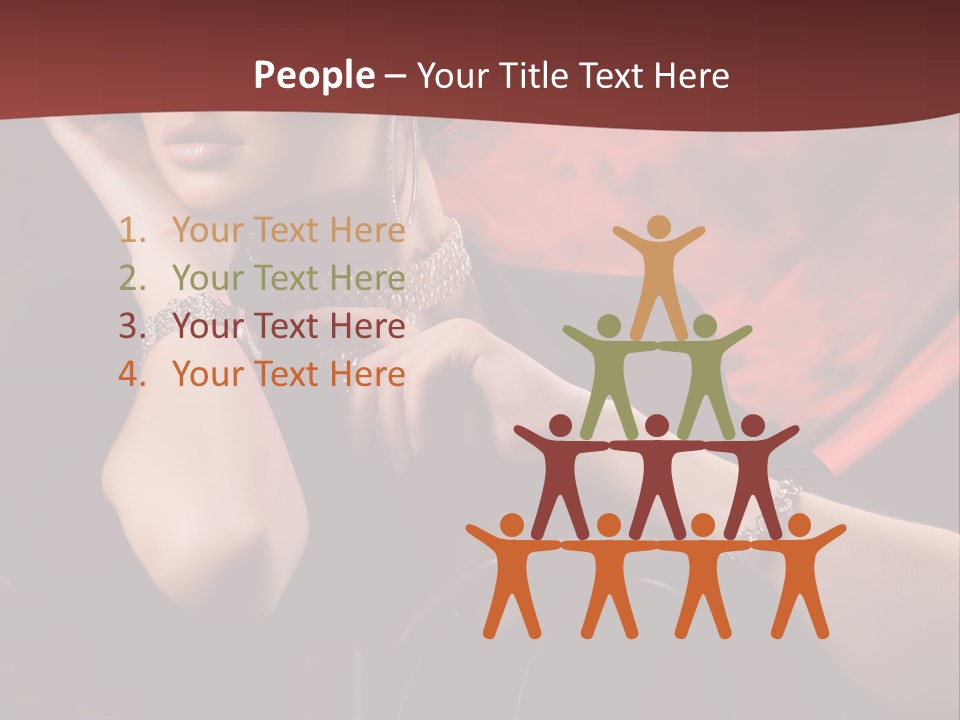 Girls Earring Beauty PowerPoint Template