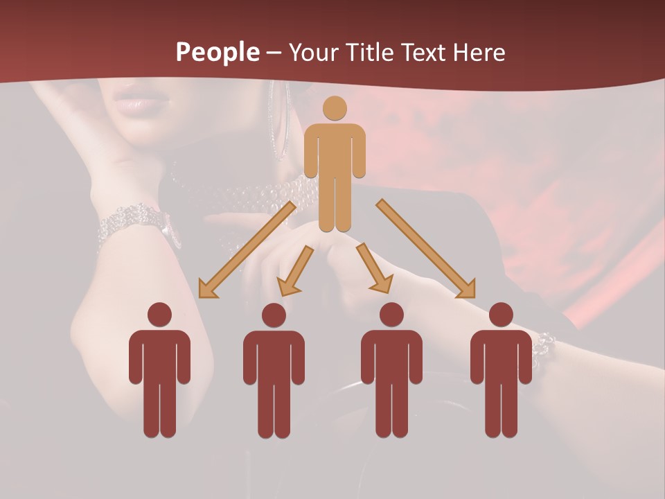 Girls Earring Beauty PowerPoint Template