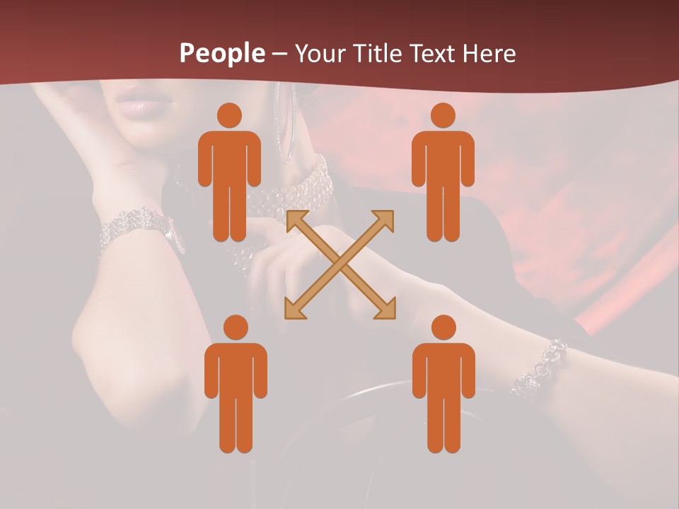 Girls Earring Beauty PowerPoint Template