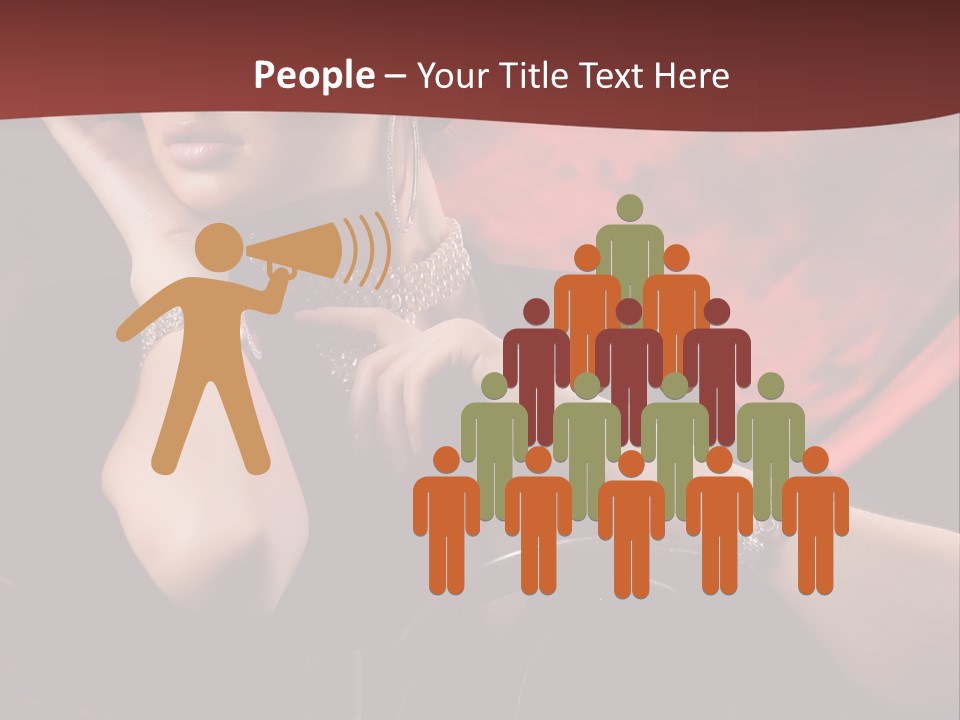 Girls Earring Beauty PowerPoint Template