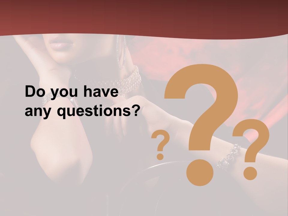 Girls Earring Beauty PowerPoint Template