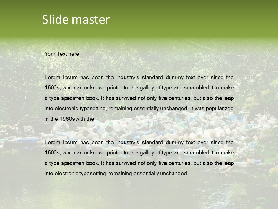 Filth Ecological Dirty PowerPoint Template