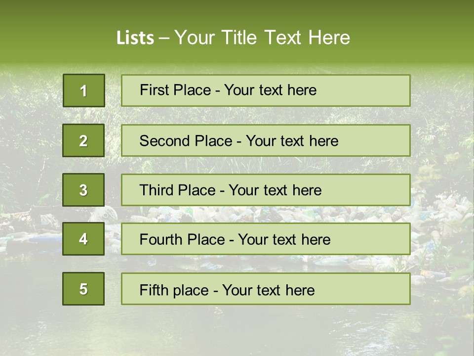 Filth Ecological Dirty PowerPoint Template