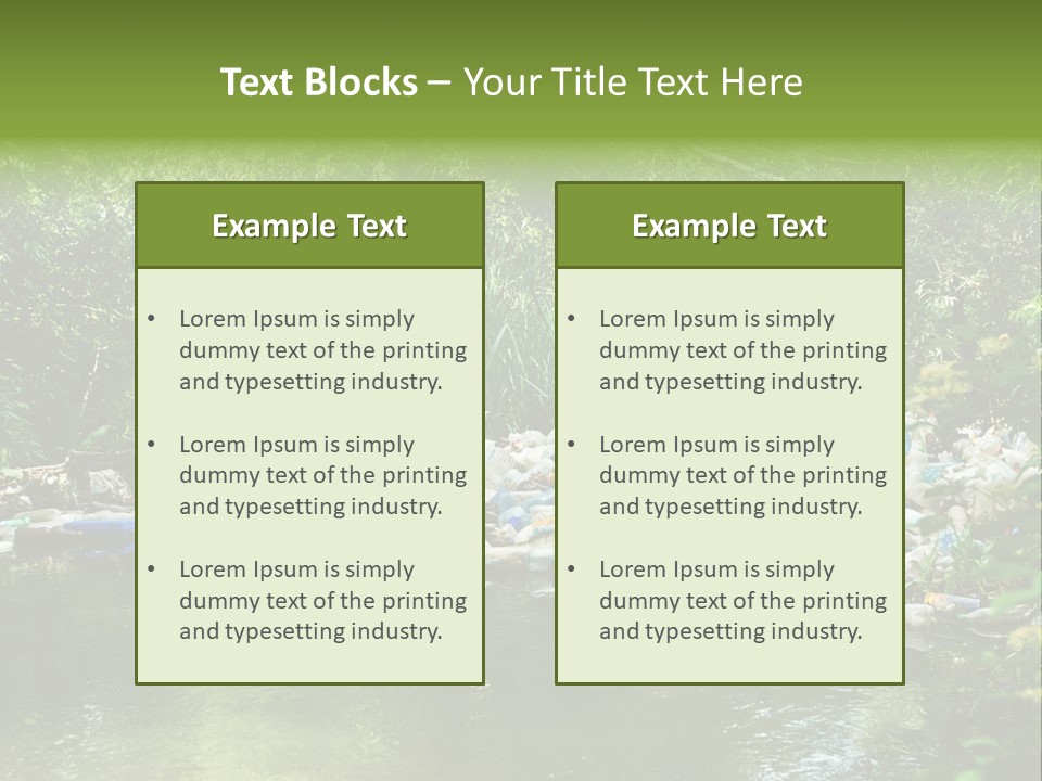 Filth Ecological Dirty PowerPoint Template